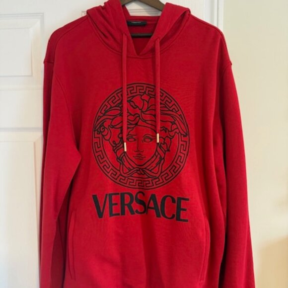 Versace Red Hoody - Picture 1 of 5